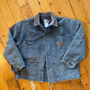 Carhartt jacket Rare petrol chore coat C02 Made in USA